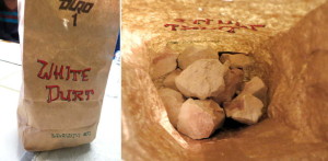 "White Durt" consists of chunks of Georgia clay that are eaten by locals